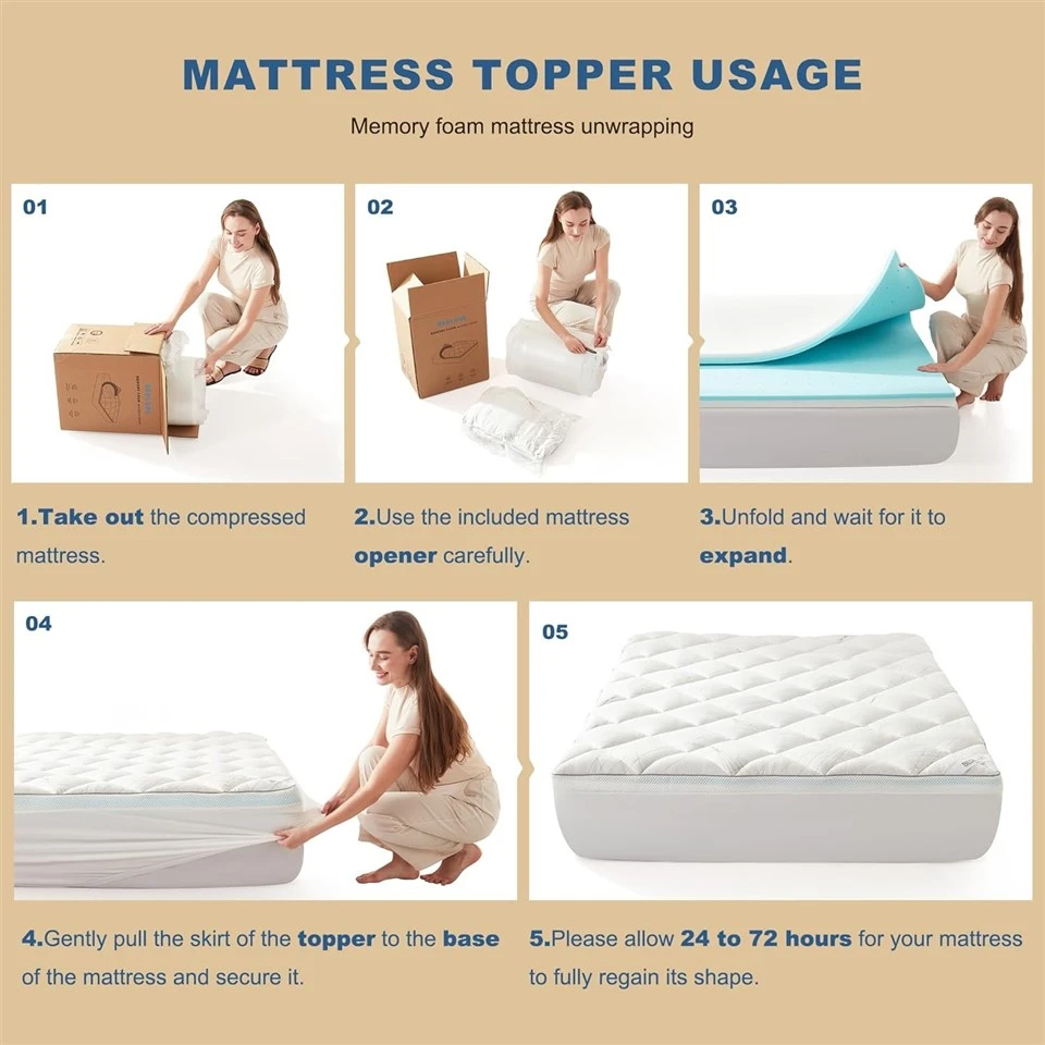 Poly Bed Mattress Topper